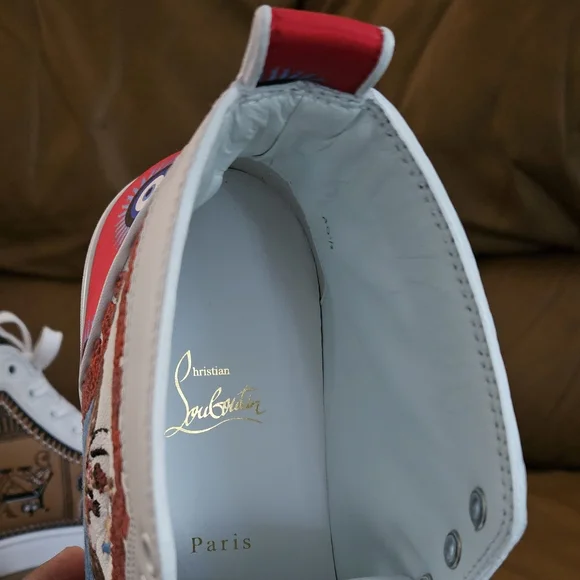 New Men's Christian Louboutin NO LIMIT GREEK High-End Luxury Shoes Sz 7.5 US - Picture 12 of 16